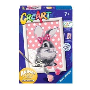CreArt Paint by Numbers - Cuddly Bunny