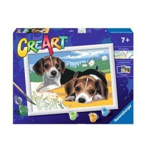 CreArt Paint by Numbers - Jack Russell Puppy