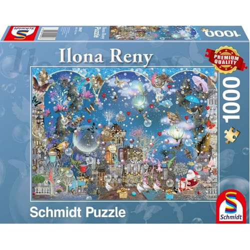 Ilona Reny: Blue Skies of Christmas  Puzzle (1000 Pieces)