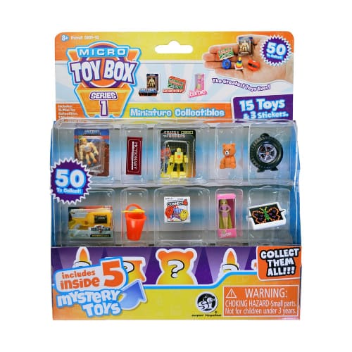 Micro Toy Box 15 Pack - Assorted (One Supplied)