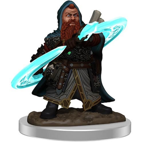 Pathfinder Painted Premium: Male Dwarf Sorcerer