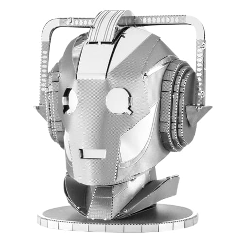 Metal Earth: Doctor Who: Cyberman Head 3D Metal Model Kit Metal Earth: Doctor Who: Cyberman Head 3D Metal Model Kit