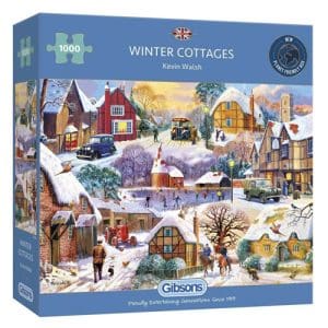 Winter Cottages Jigsaw Puzzle (1000 pieces)