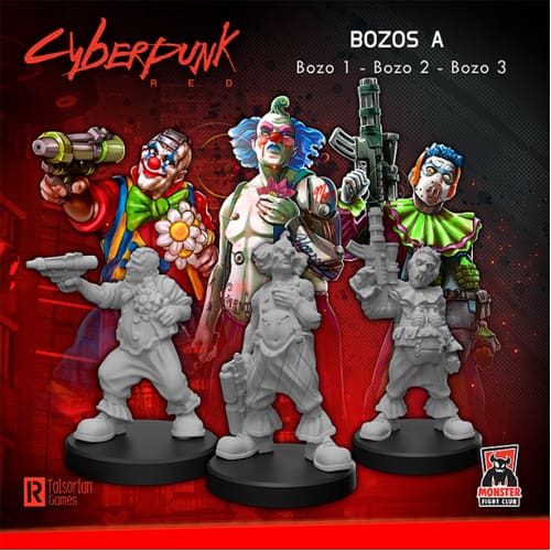 Cyberpunk Red Miniatures: Bozos A
