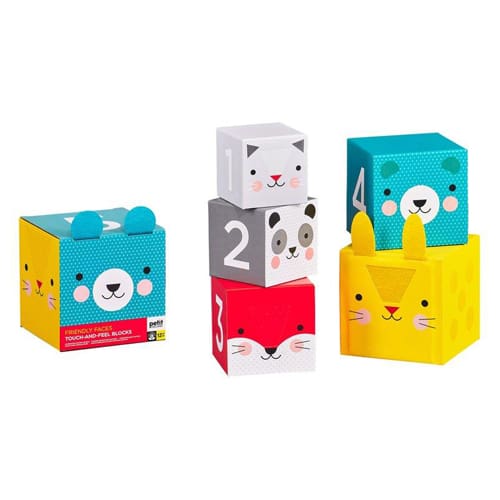 Friendly Faces Touch-and-Feel Nesting Blocks