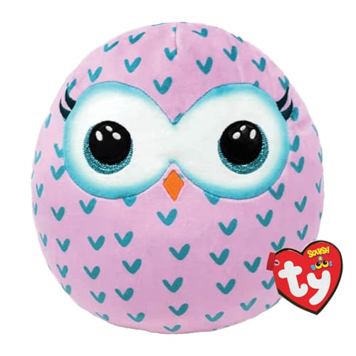 Winks Owl Squish-a-Boo 10"