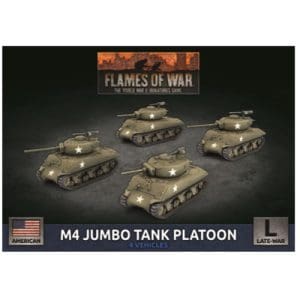 Flames Of War: M4 Jumbo Platoon (x4 Plastic)