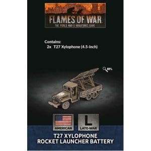 Flames of War: T27 Xylophone Rocket Launcher (x4)