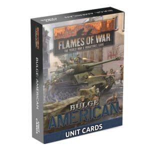 Flames Of War: Bulge - American Unit Cards