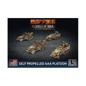 Flames of War: Self Propelled M15/M16 GMC AAA Platoon (x4)