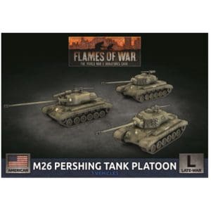 M26 Pershing Tank Platoon (Plastic x3)