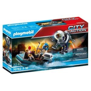 Playmobil 70782 Police Jet Pack with Boat
