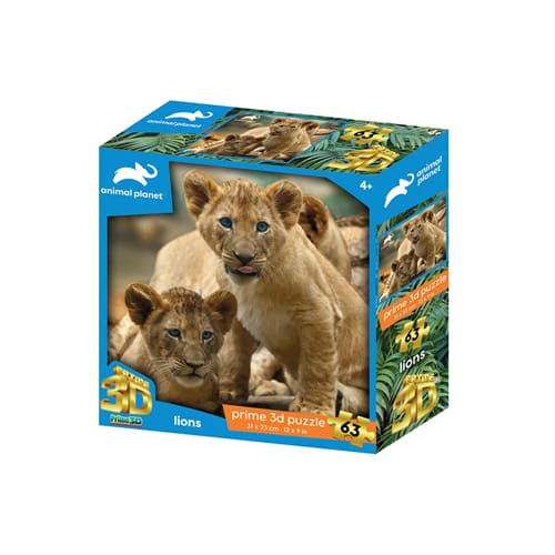 Animal Planet Kids Prime 3D Puzzle: African Lions (63 pieces) | Toys | Toy  Street UK