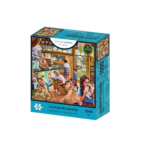Steve Crisp Ye Olde Shoppe Collection Jigsaw Puzzle: Ye Olde Pet Shoppe (1000 pieces)