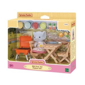 Sylvanian Families BBQ Picnic Set Elephant Girl
