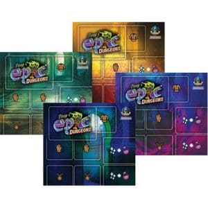 Tiny Epic Dungeons: 4 Pack Player Game Mats