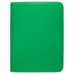 Vivid 9-Pocket Zippered PRO-Binder - Green