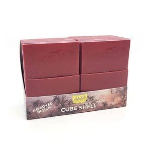 Dragon Shield Blood Red Cube Shells (8)