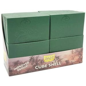 Dragon Shield Forest Green Cube Shells (8)