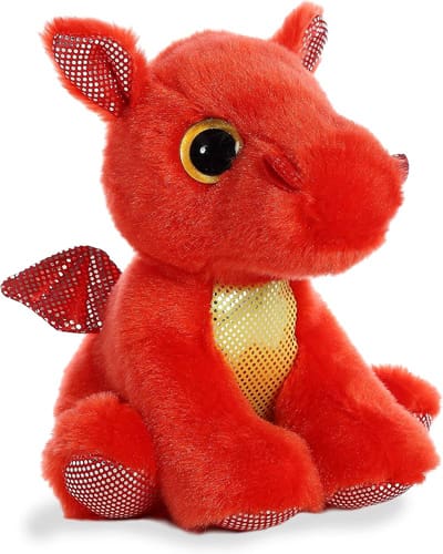 Sparkle Tales Flame Red Dragon 7In