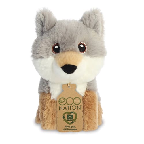Eco Nation Mini Wolf 5In Eco Nation Mini Wolf 5In