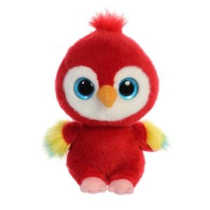 Lora Scarlet Macaw 8In