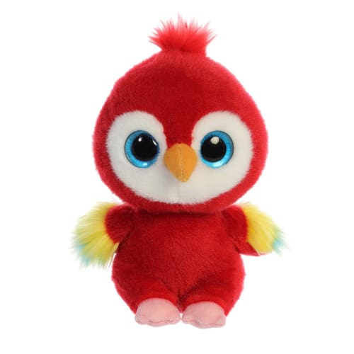 Lora Scarlet Macaw 8In