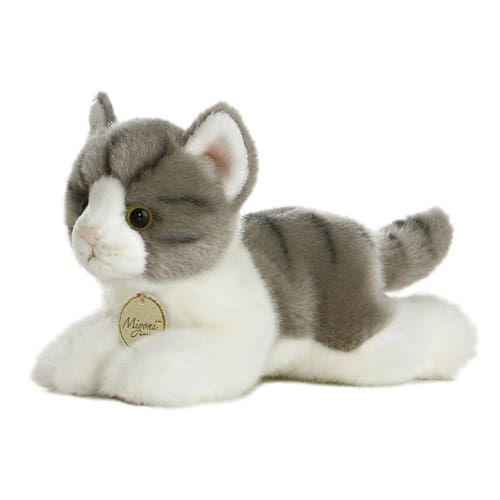 MiYoni Grey Tabby Cat 8In
