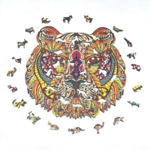 Tiger, Craft Buddy A3 Wooden Puzzle