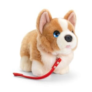 30cm Signature Cuddle Puppy Corgi on Lead