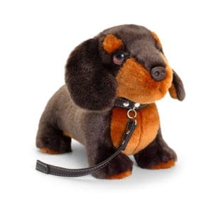 30cm Signature Cuddle Puppy Dachshund on Lead