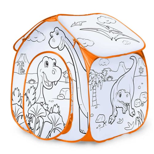 Colour Your Own Play Tent - Dinosaur