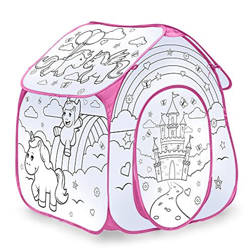 Colour Your Own Play Tent - Unicorn
