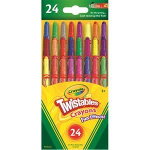 Crayola: 24 Mini Twistable Special Effects Crayons