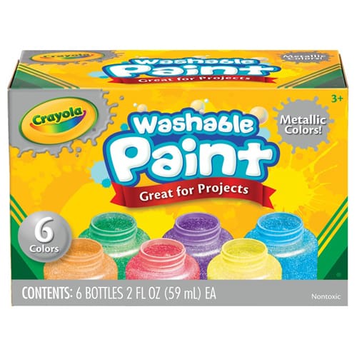 Crayola: 6 Washable Metallic Paints