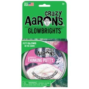 Crazy Aaron's Glowbrights Thinking Putty - Enchanting Unicorn