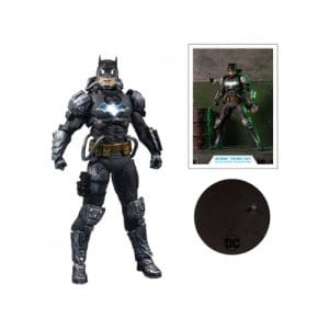 DC Multiverse 7In - Batman Hazmat Suit (Light Up Logo) (Gold Label)
