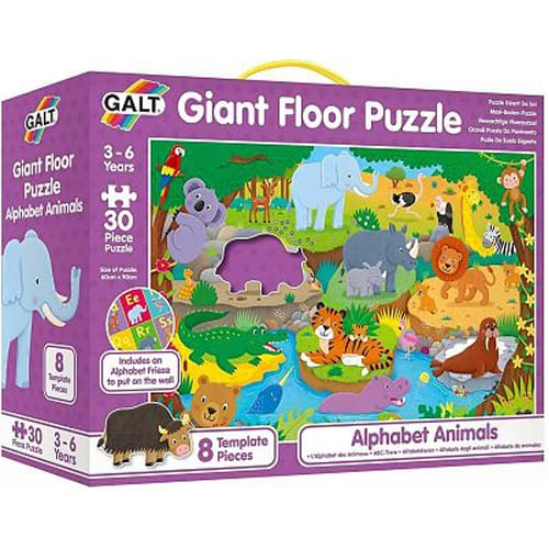 Giant Floor Puzzle: Alphabet Animals