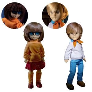 Living Dead Dolls Presents Scooby Doo Build a Figure Set 1: Velma and Fred (One Supplied)