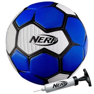 Nerf Proshot Soccer Ball: Blue/White - 3