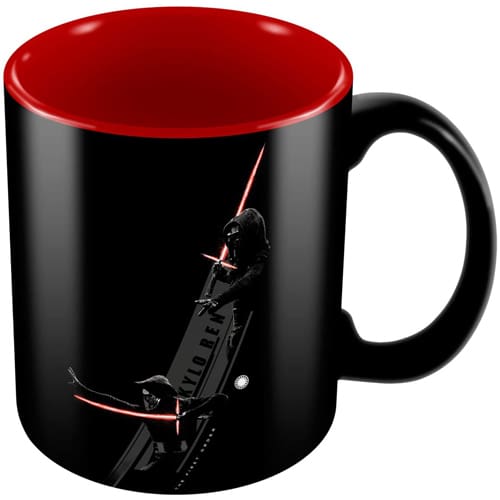 Star Wars Ep7 Kylo Poses Black-red Ceramic Mug