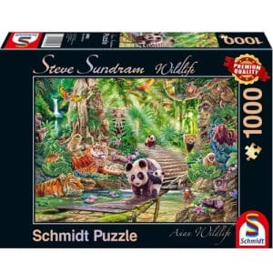 Steve Sundram: Asian Wildlife  (1000 pieces)