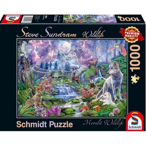 Steve Sundram: Moonlit Wildlife (1000 pieces)