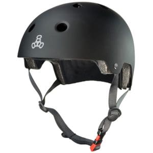 Triple 8 Dual Certified Helmet - All Black L/XL
