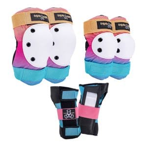 Triple 8 Saver Series Pad Set - Sunset Junior
