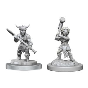 D&D Nolzur's Marvelous Miniatures: Halfling Barbarians (Wave 18)