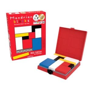 Mondrian Red Blocks