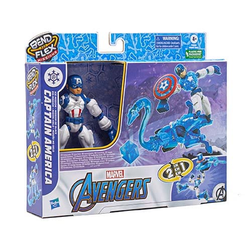 Hasbro Avengers Bend and Flex Cap Ice Mission