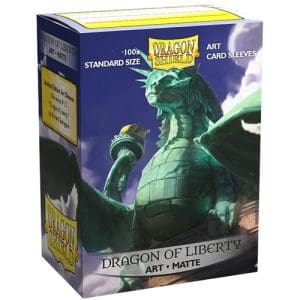 Dragon Shield: ART Sleeves Matte Classic - Dragon of Liberty (100)