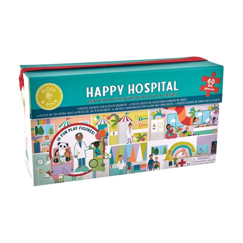 Happy Hospital 60pc Floor Puzzle with Pop Out Pieces